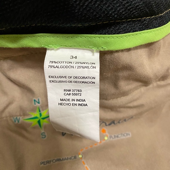 TAHOE RIVER OUTFITTERS PANTS SIZE 34 COLOR BEIGE / TAN - Picture 2 of 11